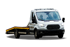 Car Hire Surrey - White Ford Transit Recovery Vehicle - Van hire Surrey