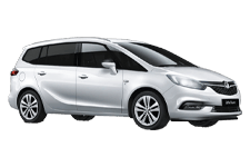 Car Hire Surrey - Vauxhall Zafira 7-Seater - Minibus hire Surrey